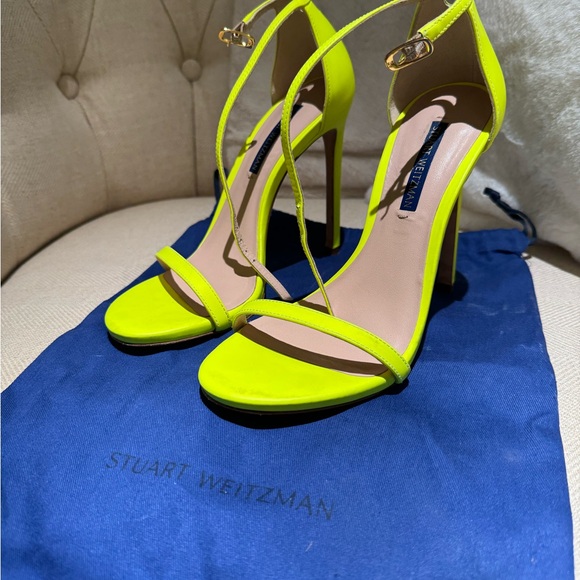 Staurt Weitzman Neon Strappy Heels (worn 2 times) - Picture 3 of 7